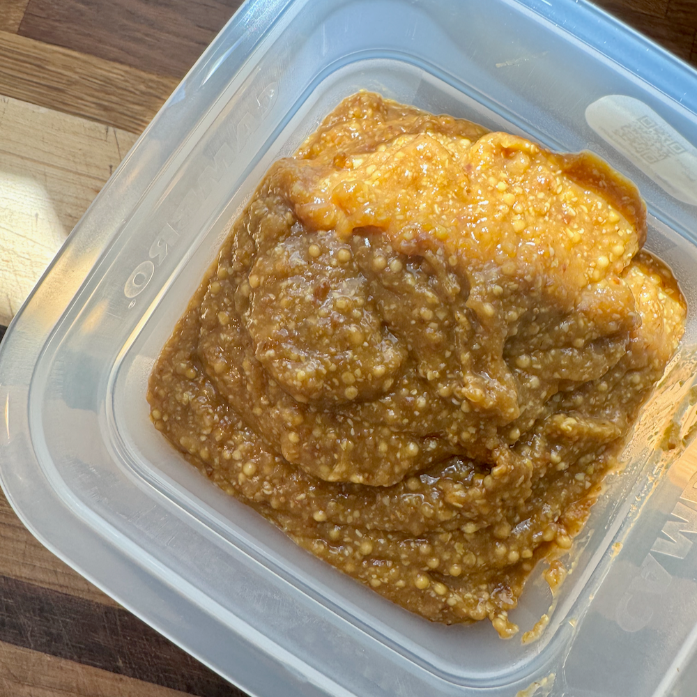 Peach and Fig Mustard