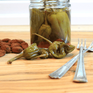 Smoked Padron Pepper Pickles